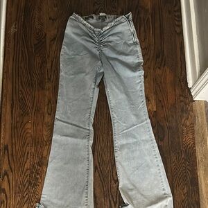 Wild Fable Blue Flare Wide Leg Jeans